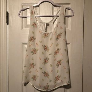 LC Lauren Conrad 🌸 Floral Tank Top